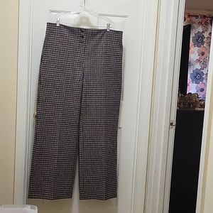 High rise knit trouser